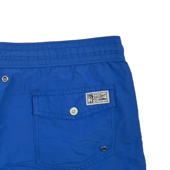 SH46 Mens Polo Ralph Lauren Designer 5” Inseam Lined Preppy Swim Trunks S - Picture 5 of 6